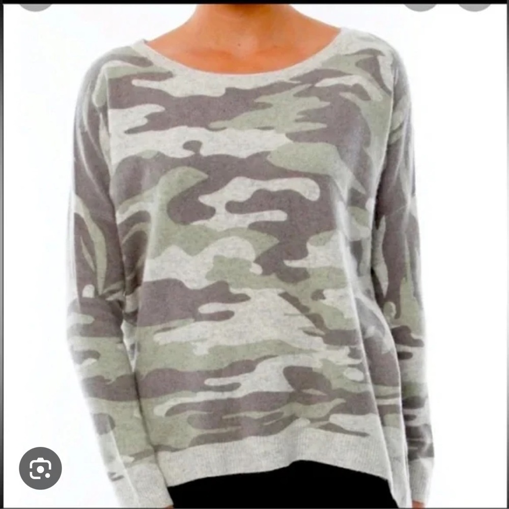 Acrobat Wool Blend Camo Sweater